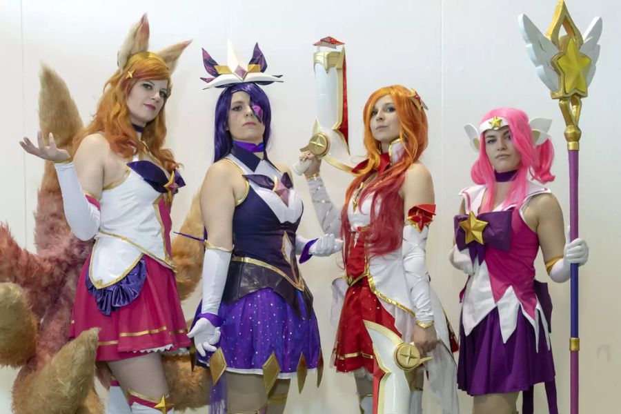 Cosplayer an der «Fantasy Basel – The Swiss Comic Con» am 05.05.19.