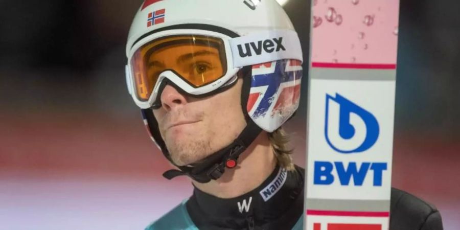 Für Daniel Andre Tande ist die Saison beenden. Foto: Urs Flueeler/KEYSTONE