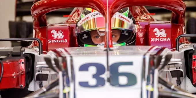 Mick Schumacher testet für Alfa-Romeo-Sauber in der Formel 1. formel 1 mick schumacher