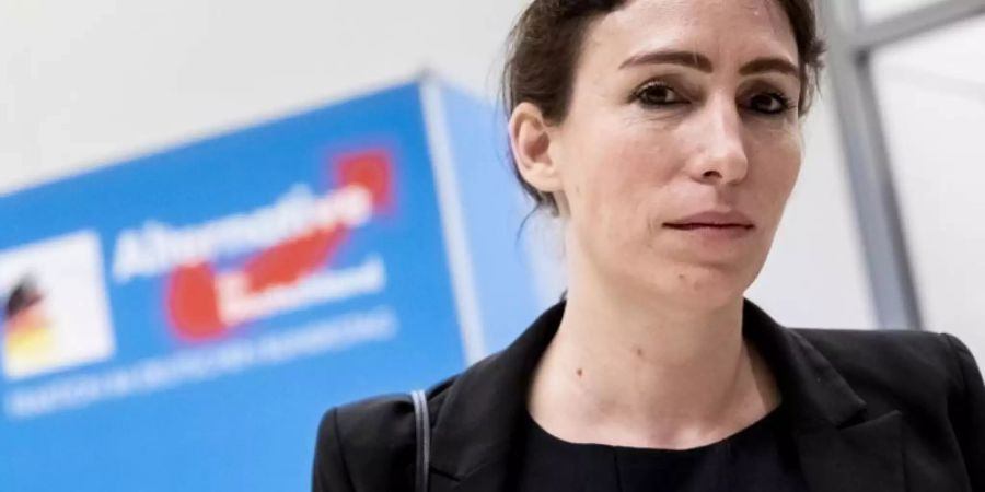 Die AfD-Politikerin Mariana Harder-Kühnel im Dezember nach ihrer gescheiterten Wahl als Vizepräsidentin des Bundestages. Foto: Christoph Soeder