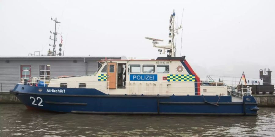 Boot der Wasserschutzpolizei, hier in Hamburg