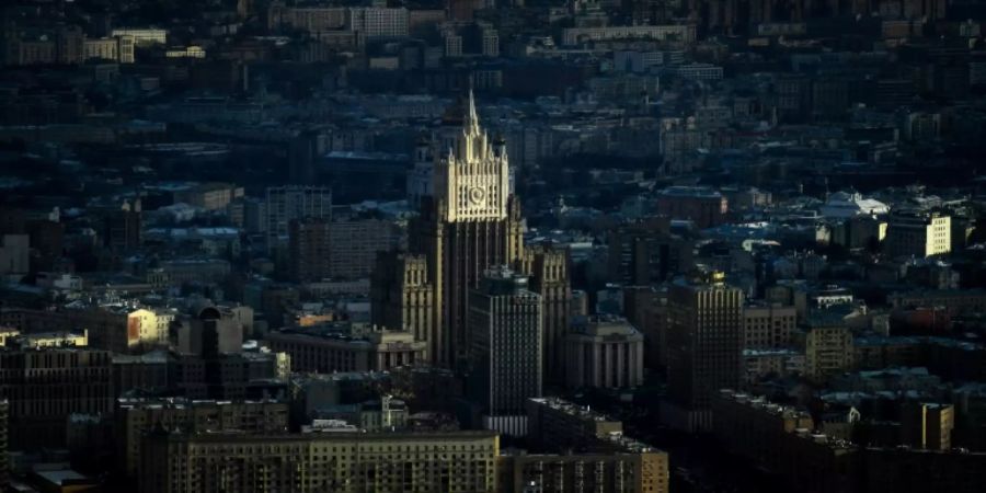 Das Gebäude des russischen Aussenministeriums in Moskau.