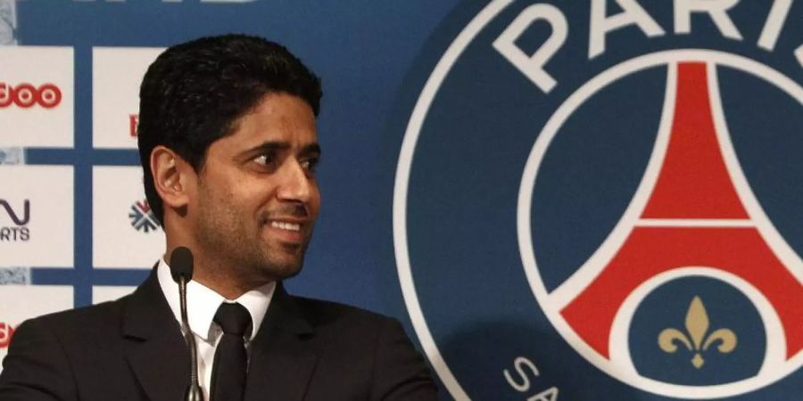 Gegen den PSG-Päsidenten Nasser al-Khelaifi läuft ein Ermittlungsverfahren. Foto: Thibault Camus/AP