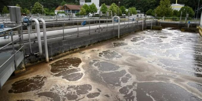 Kläranlage im hessischen Langen Kläranlage im hessischen Langen