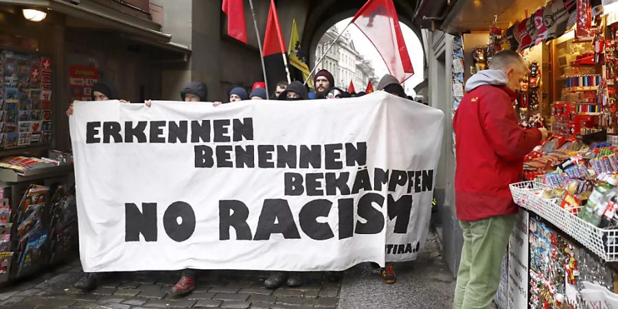 Demonstration gegen Rassismus in Bern. (Archivbild)