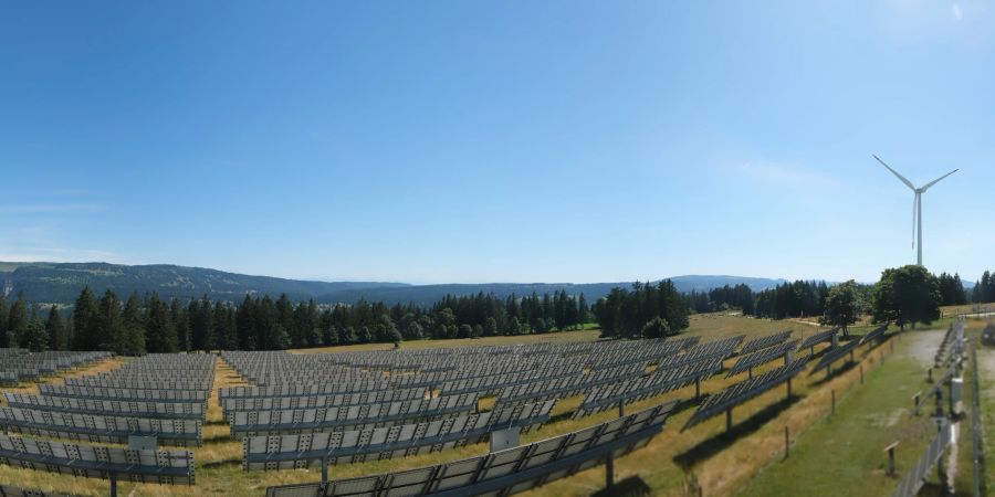 Mont Soleil Solaranlage