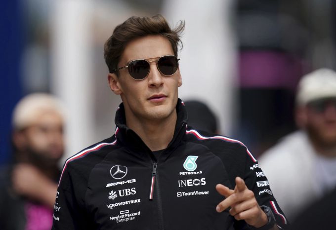 George Russell (Mercedes) beim Grossbritannien-GP der Formel 1. George Russell Mercedes