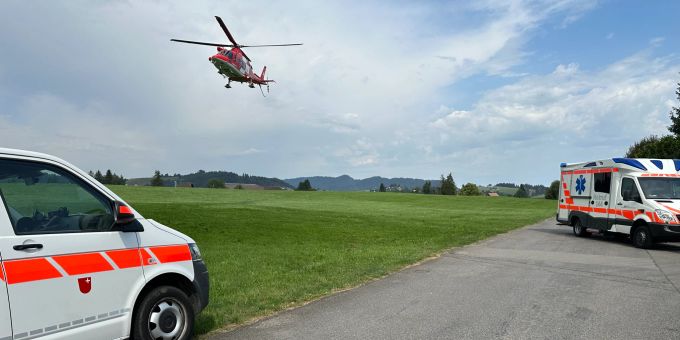 Einsiedeln: Mann bei Arbeitsunfall erheblich verletzt Arbeitsunfall in Einsiedeln