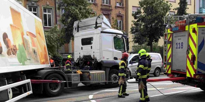 Panne eines Lastwagens