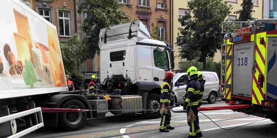 Panne eines Lastwagens