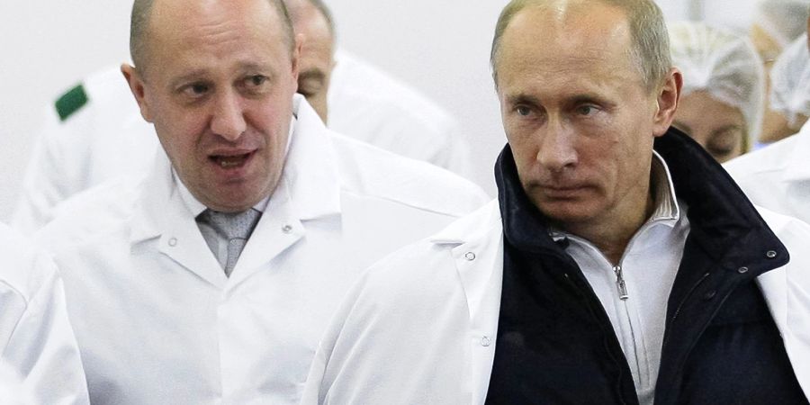 Einst enge Vertraute: Wladimir Putin und Prigoschin.