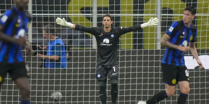 Yann Sommer ist bislang noch ohne Gegentor bei Inter Mailand. Yann Sommer