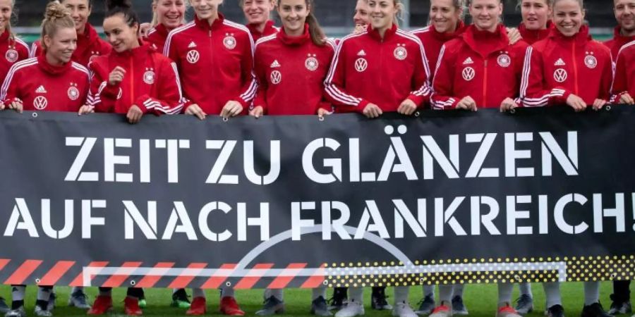 Die Spielerinnen des deutschen Nationalteams. Foto: Sven Hoppe