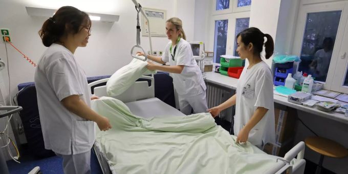 In der Pflege gibt es viele Lehrabbrüche. Lehrabbruch