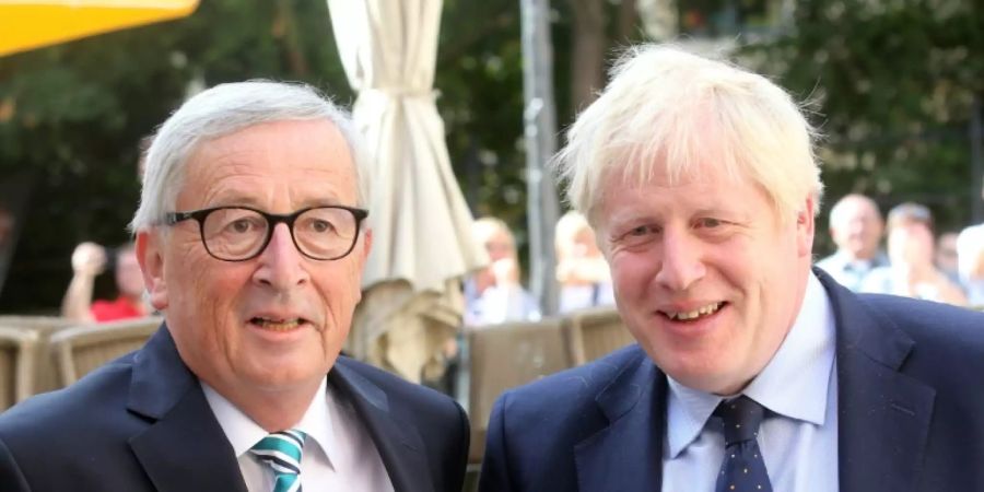 Juncker und Johnson in Luxemburg