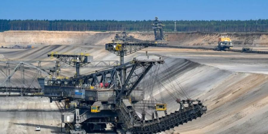 Eimerkettenbagger im Braunkohletagebau Jänschwalde