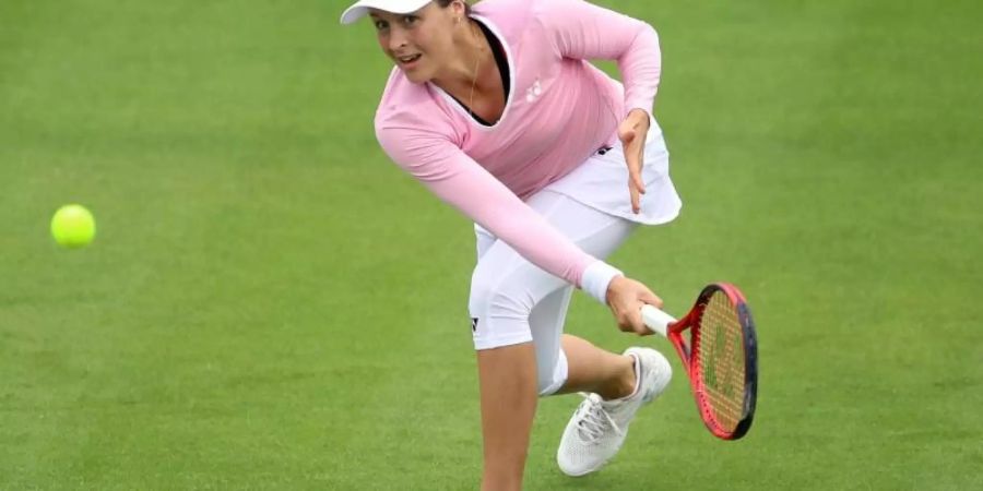 Tatjana Maria hat beim Rasenturnier in Nottingham das Halbfinale erreicht. Foto: Tim Goode/PA Wire