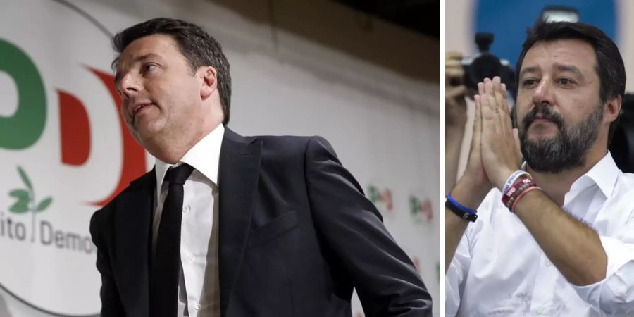 Matteo Renzi PD Salvini