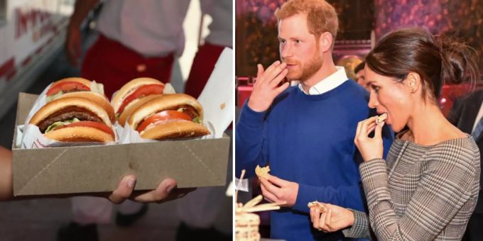 Harry und Meghan stehen auf Burger der US-Kette «In-N-Out». meghan markle