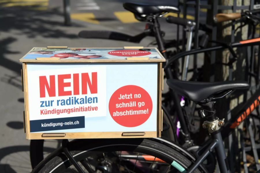 Nein BGI Velo Werbung