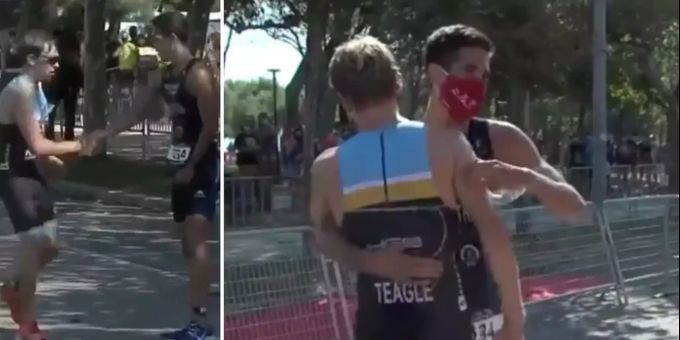 Fairplay beim Triathlon. Triathlon