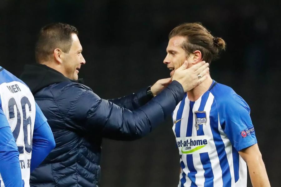 In der Bundesliga spielte Valentin Stocker für Hertha Berlin.