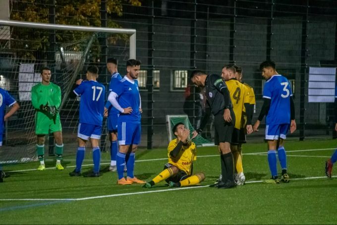 Spannende Schlussphase beim Spiel des FC Wohlen U23 gegen FC Gränichen. FC Wohlen Match