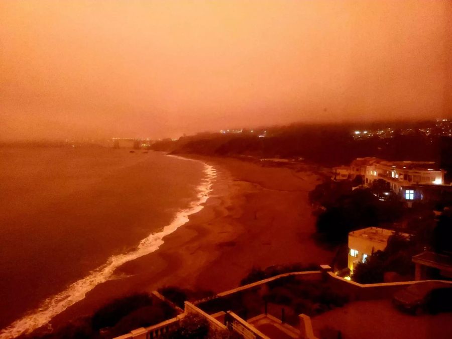 Wie in einem FIlm: Der Strand in Sea Cliff, nördlich von San Francisco.