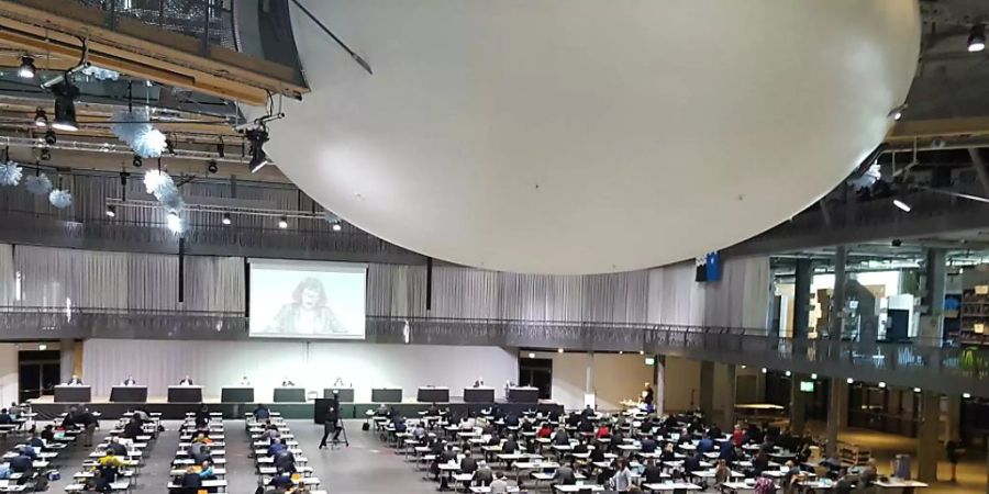 Der Aargauer Grosse Rat tagte seit Mai wegen der Corona-Pandemie in einem Saal in Spreitenbach AG. (Archivbild)