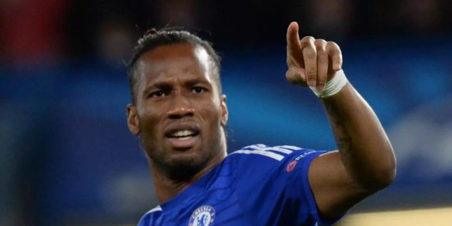 Will Fussballpräsident in seiner Heimat werden: Ex-Chelsea-Star Didier Drogba. Foto: Facundo Arrizabalaga/EPA FILE/dpa