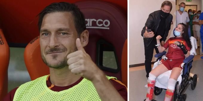 Rührende Begegnung - Francesco Totti holt 19-Jährige aus Koma zurück