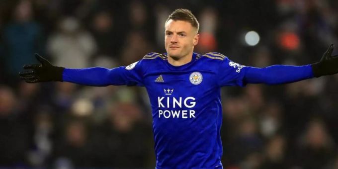 Jamie Vardy hat seinen Vertrag bei Leicester City verlängert. Foto: Mike Egerton/PA Wire/dpa Jamie Vardy
