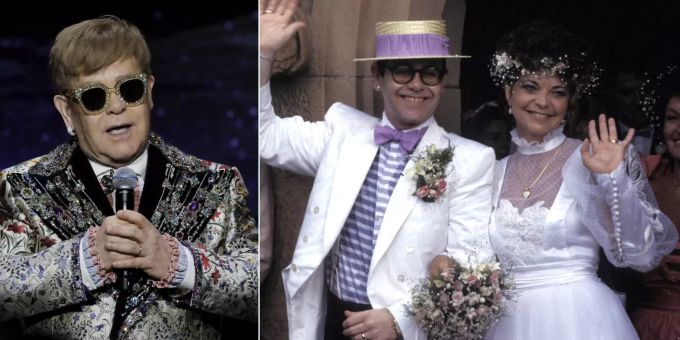 Elton Johns Frau wollte sich in den Flitterwochen mit ihm das Leben nehmen. elton john