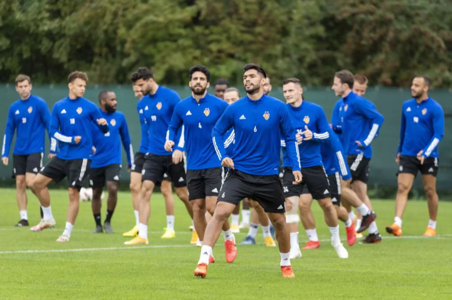 Der FC Basel beim Training vor dem Spiel gegen Famagusta.