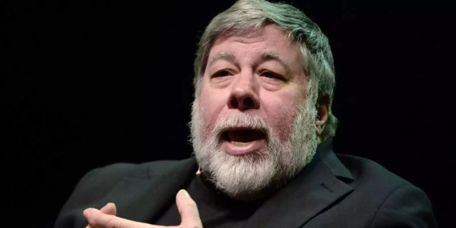 Steve Wozniak wird 70. Foto: Steffen Schmidt/KEYSTONE/dpa
