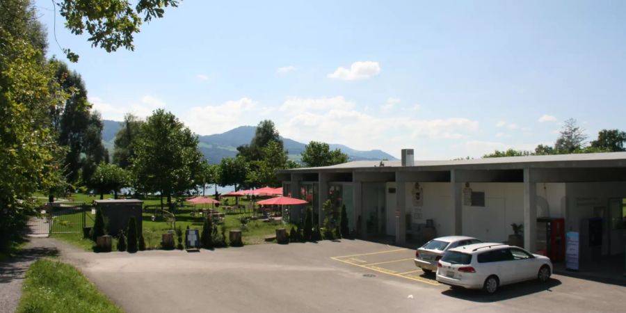 Das Strandbad Stampf in Jona.