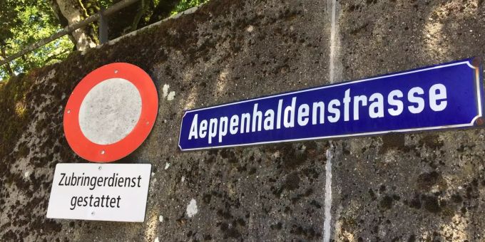 Bisher galt ein «Allgemeines Fahrverbot» auf der Aeppenhaldenstrasse Richtung Heitern.