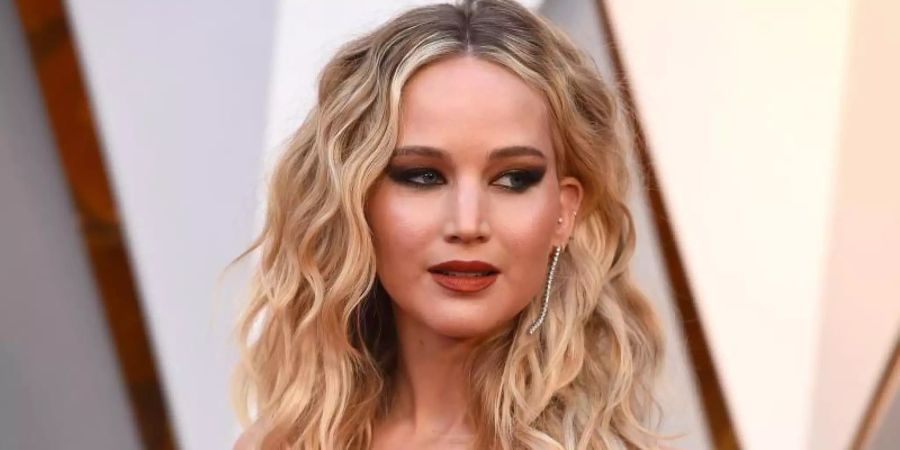 Jennifer Lawrence bei der Oscar-Verleihung 2018. Foto: Jordan Strauss/Invision/AP/dpa