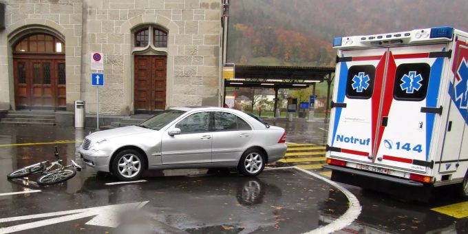 Verkehrsunfall in Glarus.