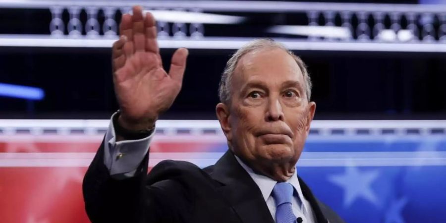 MIchael Bloomberg, einer der reichsten Menschen der Welt, ist erst spät in das Rennen seiner Partei eingestiegen. Foto: Matt York/AP/dpa