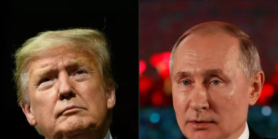 Präsidenten Trump (l.) und Putin