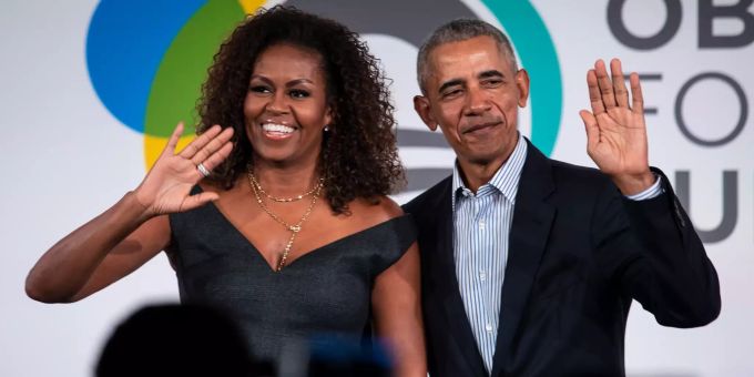Das ehemalige US-Präsidenten-Ehepaar: Barack und Michelle Obama. (archivbild) Michelle obama barack Obama