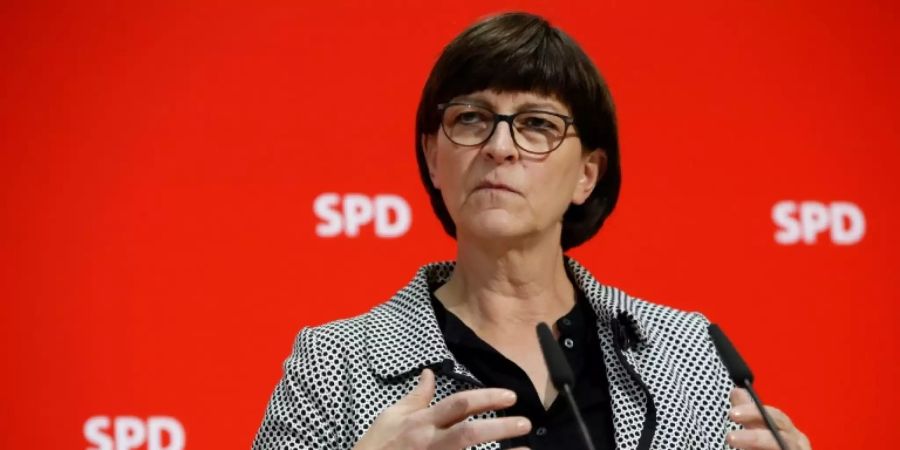 SPD-Chefin Saskia Esken