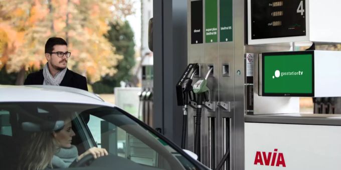 gasstationtv bei Avia Tankstellen in Luzern gasstationtv