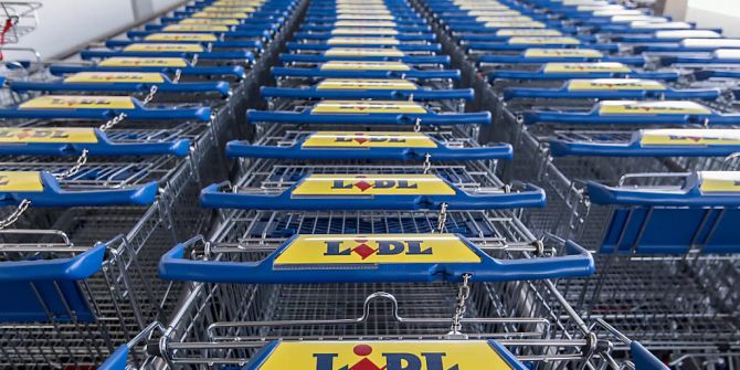 Lidl schweiz Plastik Einkaufswagen