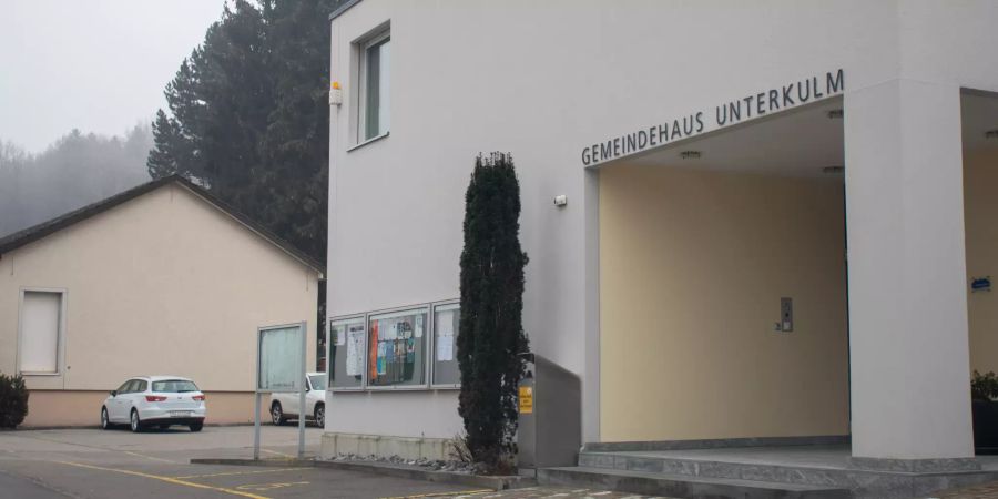 Die Gemeindeverwaltung in Unterkulm.
