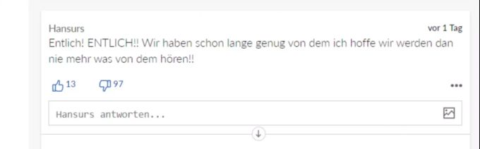 User «Hansurs» wünscht sich den baldigen Rücktritt von Roger Federer. Roger Federer