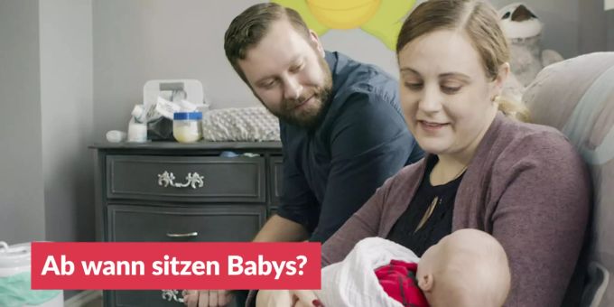 «Frage des Tages» - Ab wann sitzen Babys?