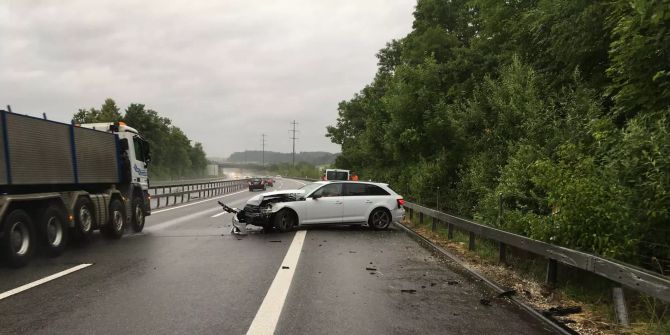 Totalschaden im Morgenverkehr