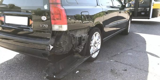 Bei der Auffahrkollision wurde niemand verletzt. Auffahrkollision
